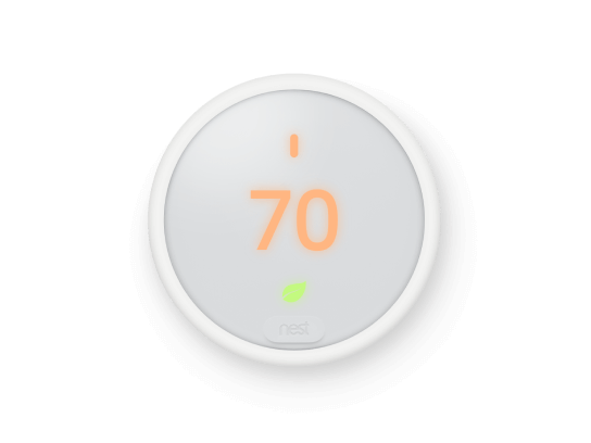 Nest Thermostat E. Disponible en un color. Cumples con los requisitos. Obtén más información.