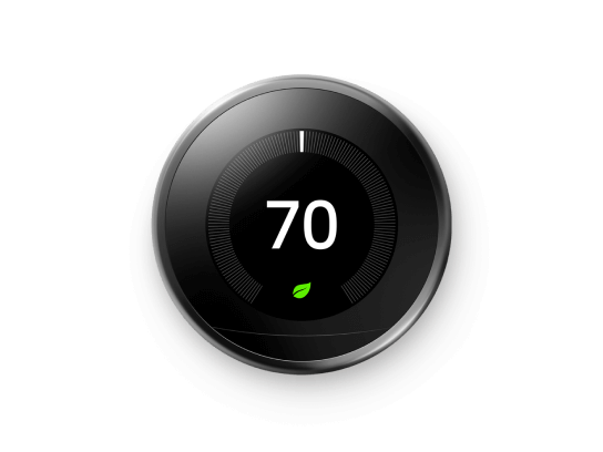 Nest Learning Thermostat. Available in 6 colors. See if you're eligible.